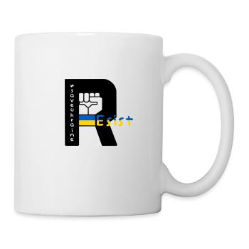 Resist - Flagge Ukraine #saveukraine - Tasse - Weiß - Rechts