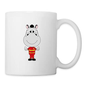 FEUERWEHR - FEUERWEHRMANN - ZABRA - BERUF - JOB - Tasse - Weiß - Rechts