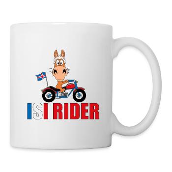 ISI RIDER - PONY - PFERD - ISLANDPFERD - ISLAND - Tasse - Weiß - Rechts