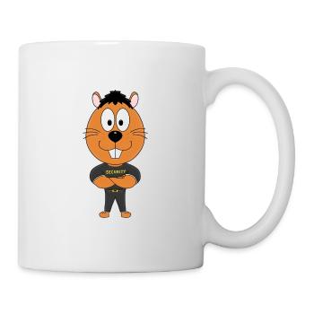 SECURITY - BODYGUARD - BIBER - OTTER - MARDER - Tasse - Weiß - Rechts