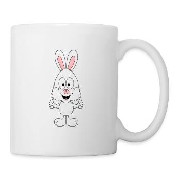 HASE - TIER - TIERISCH - SUPER - GUT - KIND - BABY - Tasse - Weiß - Rechts