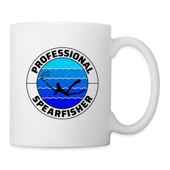 Speerfischen Speerfischen Speerfischer Fischen - Tasse - Weiß - Rechts