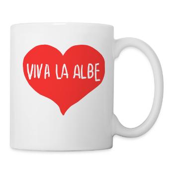 Es lebe die Albe - Tasse - Weiß - Rechts