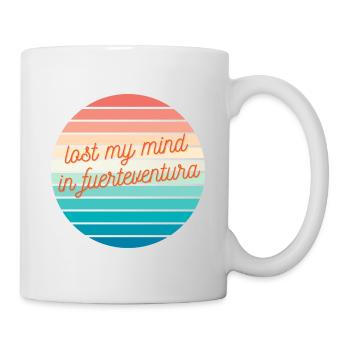 Lost my Mind in Fuerteventura - Tasse - Weiß - Rechts