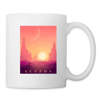 Nevada Desert - Tasse - Weiß - Rechts
