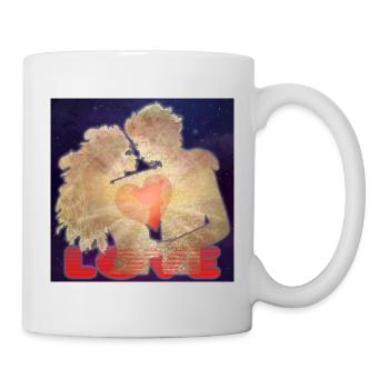 Love Shining - Rays of Love - Universe - Mug - white - Right