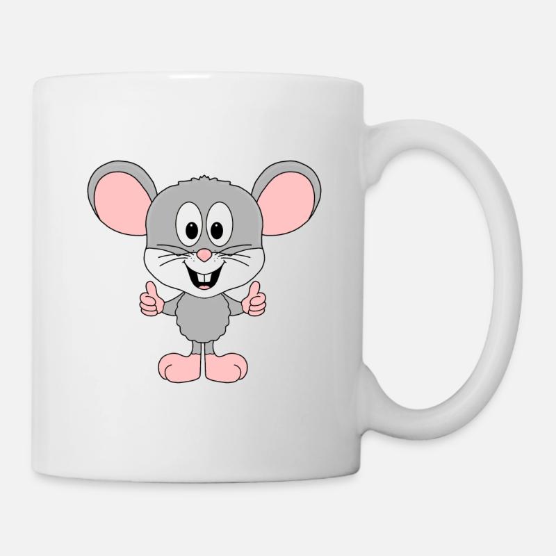 MAUS - SUPER - GUT - TIERISCH - LIKE - LIKEN - Tasse - Weiß