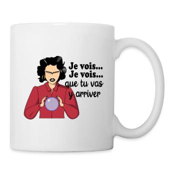 Je vois je vois que tu vas y arriver - Mug blanc - blanc - Droite