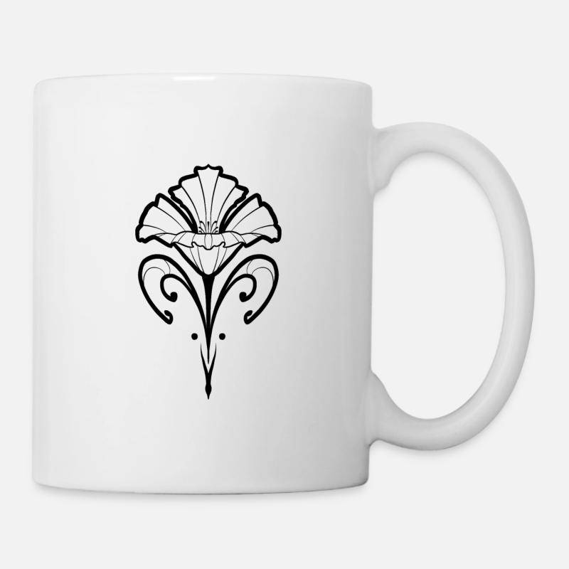 Fatline Blumendesign - Tasse - Weiß