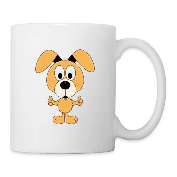 HUND - MÖGEN - SUPER - GUT - TIERISCH - Tasse - Weiß - Rechts