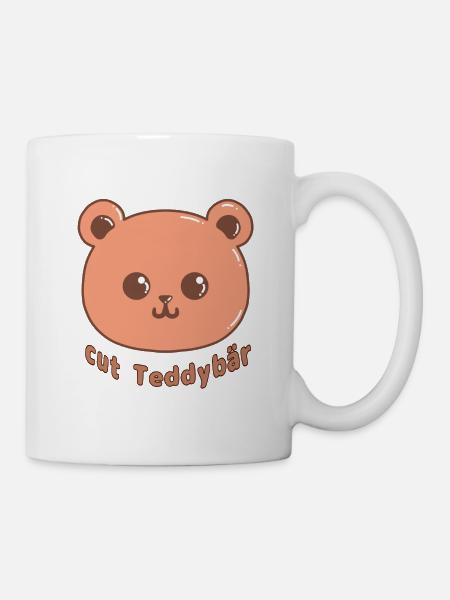 Ours en peluche mignon 🐻🧸 - Mug blanc - blanc