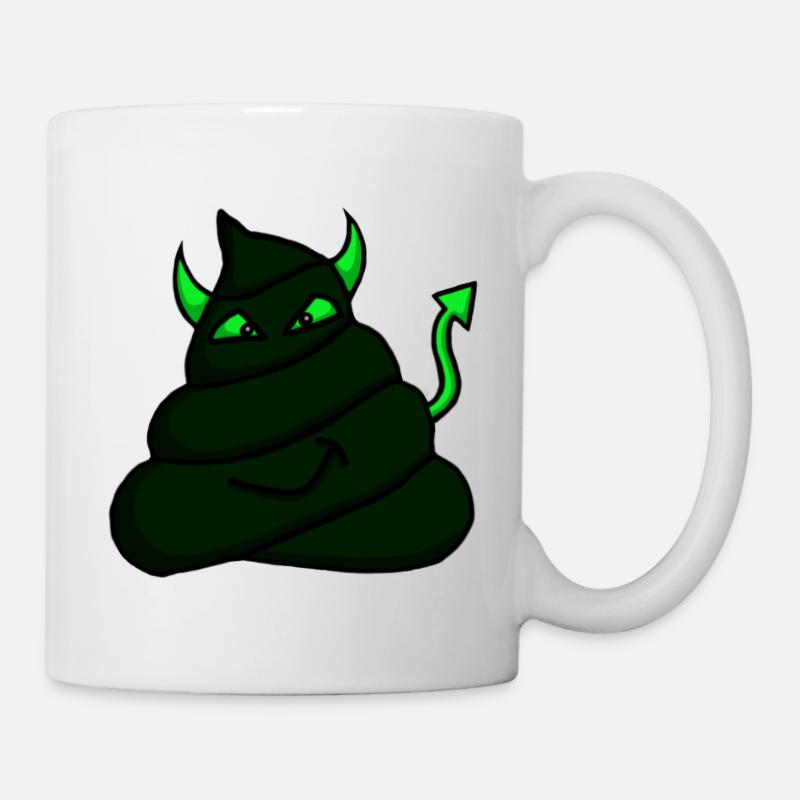 Devil-Heap-Green - Mug - white
