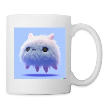 Fluffy Monster - Mug - white - Right