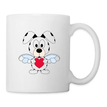 HUND - ENGEL - LIEBE - HIMMEL - TIERISCH - LOVE - Tasse - Weiß - Rechts