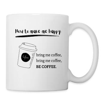 coffee helps - Tasse - Weiß - Rechts