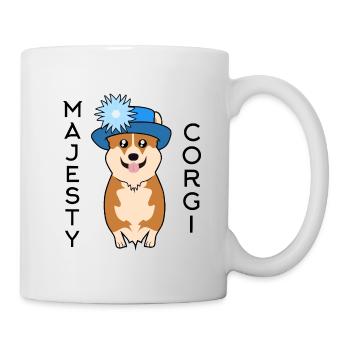 Majesté Corgi - Mug blanc - blanc - Droite
