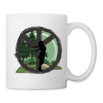 Free - Tasse - Weiß - Rechts