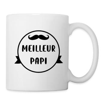 Meilleur papi - Mug blanc - blanc - Droite