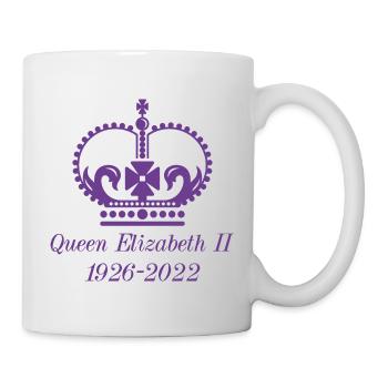 Königin Elisabeth II. - Tasse - Weiß - Rechts