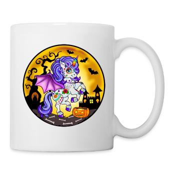 Licorne Halloween 2022 - Mug blanc - blanc - Droite