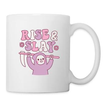 Mignon Grim Reaper Rise And Slay Drôle Rétro - Mug blanc - blanc - Droite