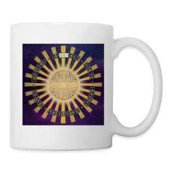 Sonnenrad ICH Energie Gewinnt - Universum - Tasse - Weiß - Rechts