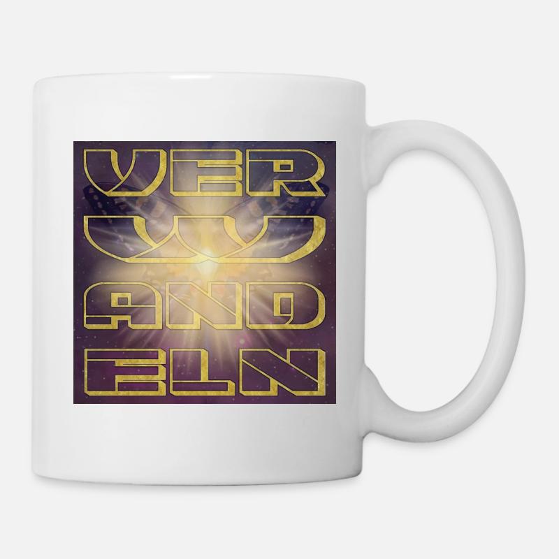 Verwandeln transformieren ins Licht - Universum - Tasse - Weiß