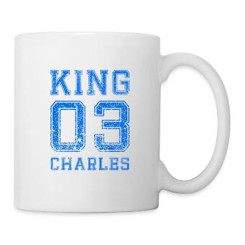 König Charles III England Prinz Charles - Tasse - Weiß - Rechts