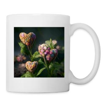 Herz Love Abstract Collection 6 - Tasse - Weiß - Rechts