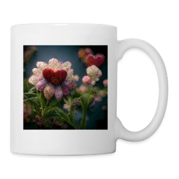 Herz Love Abstract Collection 7 - Tasse - Weiß - Rechts