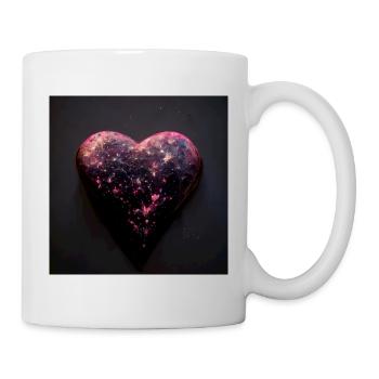 Herz Love Abstract Collection 35 - Tasse - Weiß - Rechts