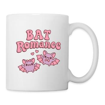 Mignon Vampire Bats Drôle Bat Romance Jeu de mots - Mug blanc - blanc - Droite