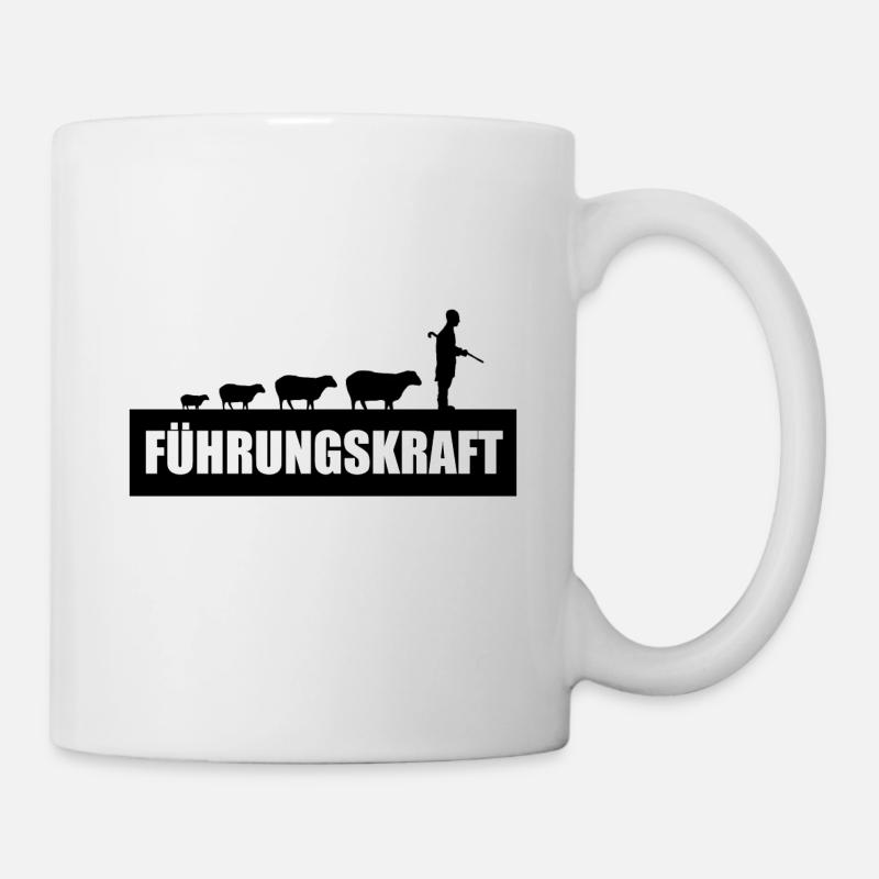 SCHÄFER - SCHAFSHERDE - SCHAFE - FÜHRUNGSKRAFT - Tasse - Weiß