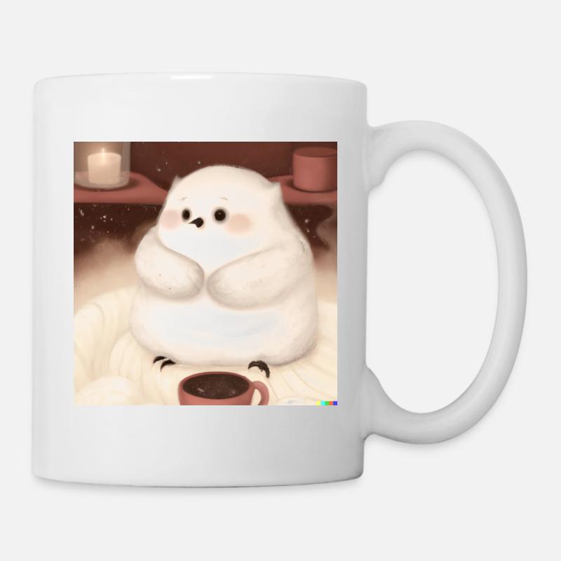 Fluffiges Tierchen - Tasse - Weiß