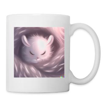 Fluffy animal - Mug - white - Right