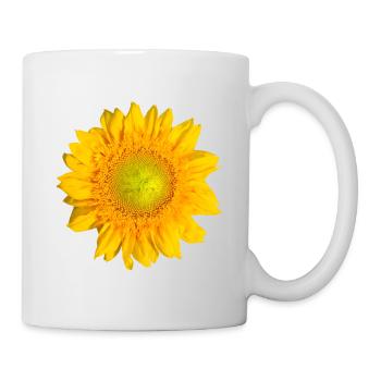 Sunflower Sunflower Flower Floral Floral Floral - Mug - white - Right