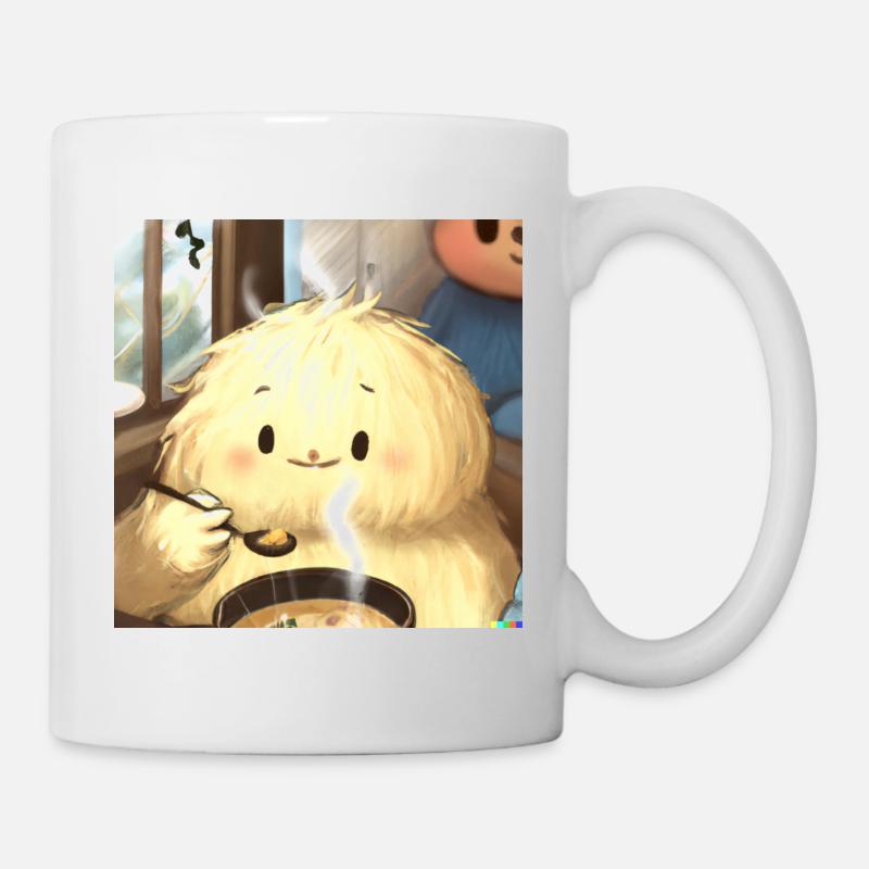 Fluffiges Tierchen - Tasse - Weiß