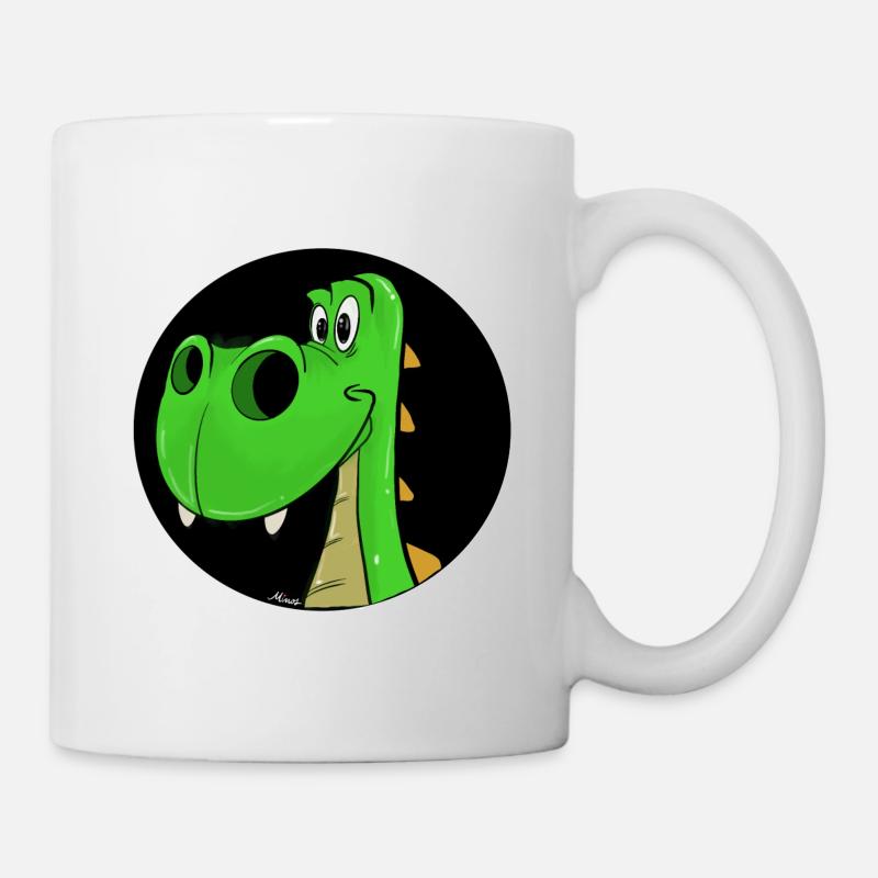 Dinosaurier - Tasse - Weiß