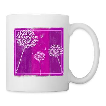 Pusteblumen - Tasse - Weiß - Rechts
