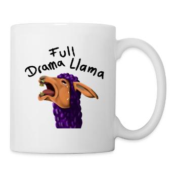 FullDramaLlama - Mug blanc - blanc - Droite