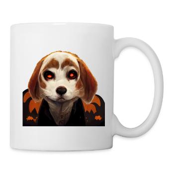 Beagle d’Halloween - Mug blanc - blanc - Droite