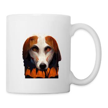 Halloween American Foxhound - Tasse - Weiß - Rechts