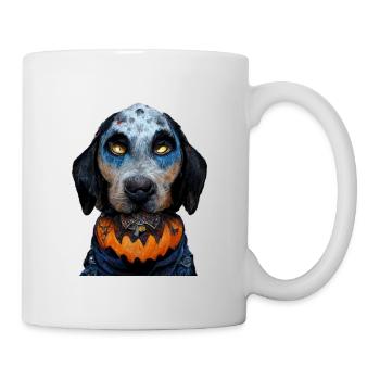 Halloween Bluetick Coonhound - Mug - white - Right