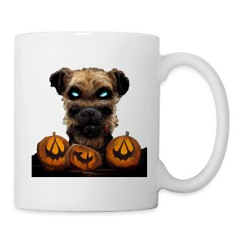 Border Terrier Halloween - Mug blanc - blanc - Droite