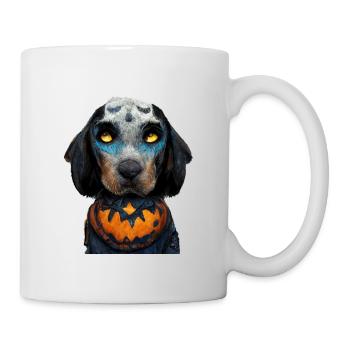 Halloween Bluetick Coonhound - Mug - white - Right