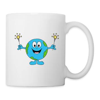 WUNDERKERZEN - WELT - ERDE - PLANET - LIEBE - Tasse - Weiß - Rechts