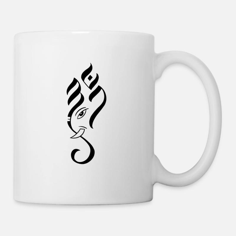 Ganesh dieu hindou - Mug blanc - blanc