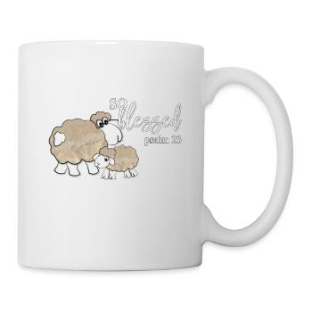 Christian Design So Blessed Psalm 23 - Mug - white - Right
