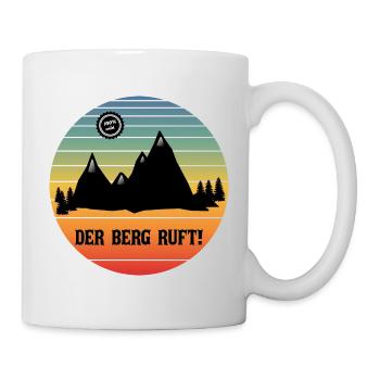 Hiking - The mountain is calling! - Mug - white - Right