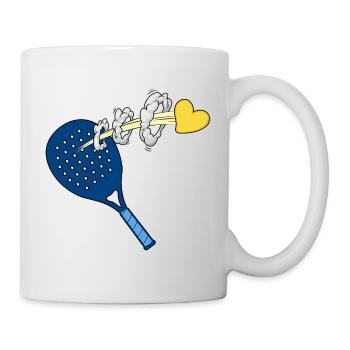padeltennis paddel padle padeltennis-love - Tasse - Weiß - Rechts